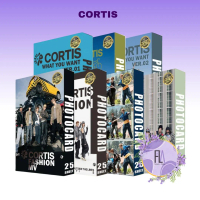 FLA Photocard CORTIS Gp, Joyride Premium isi 25 Sheet Kpop Foto Album AC 310 gsm Desain Menawan Glos