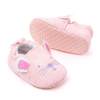 Baby Girl Cartoon Flats Infant Soft Sole First Walker Crib Shoes for Party Festival Baby Shower Cartoon cute Mick Mouse design
