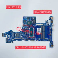 DAG7BLMB8D0 For HP 15-CS Laptop Motherboard With CPU I5-1035G4 I7 1065G7 GPU MX130 2GB DDR4 100% Ful