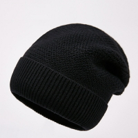 毛帽羊毛針織帽-條紋純色加厚包頭男帽子3色73wj9【獨家進口】【米蘭精品】