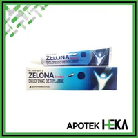 Zelona Emulgel 20 g - Diclofenac Salep Jel Nyeri Sendi Keseleo