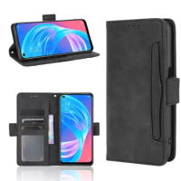 For OPPO A73 5G Case Premium Leather Wallet Leather Flip Multi-card slot Cover For OPPO A73 4G A 73 Case