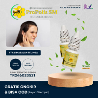 Cairan Propolis SM Brazil - 100% Ekstrak Propolis Brazil Asli untuk Pengobatan Telinga Congek Bernan