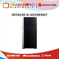 Kulkas HITACHI R-VG70PGD7 2 Pintu Top Freezer 550L Movable Twist Ice Tray R-VG70PGD7GBK