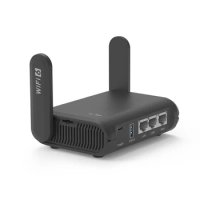 GL.iNet GL-AXT1800 (Slate AX) Wi-Fi 6 Gigabit Travel Router,Client&amp;Server, OpenWrt, Adguard Home, Parental Control