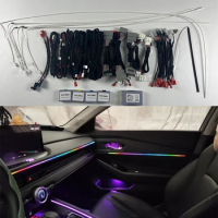 Car Illusory Color Ambient Light Fit for Honda Accord 2023 Handle Lamp Footwell Lamp Mold Ambient Light Car Interior Accessories