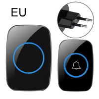 Wireless Doorbell Smart Door Bell Button Intelligent Remote Waterproof A10 300m Chime EU UK US Plug-in Ring Alarm Welcome House