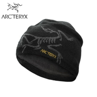 【ARC'TERYX 始祖鳥 Bird Logo 針織毛帽《24K黑》】28879/保暖帽/毛帽/休閒帽