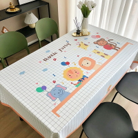 北歐桌巾防水防油免洗餐桌布卡通長方形pvc家用茶幾桌布餐墊【聚物優品】