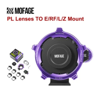 MOFAGE POCO Adapter Built in ND Filter ARRI PL Lens to Sony E RF Nikon Z Leica/Panasonic/Sigma L Mount Camera for Komodo X