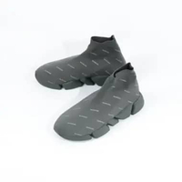 Sepatu BALENCIAGA SPEED TRAINER ALL OVER WHITE KHAKI GREEN SNEAKER 100% ORIGINAL 42