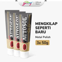 Autosol Metal Polish Pembersih dan Pengkilap Logam [50g] - isi 3