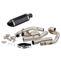 For Suzuki SV650 2003 - 2015 SV 650 SV650S SV650 S Escape Decat Pipe Slip-on Motorcycle Exhaust Muffler With Header Link Pipe