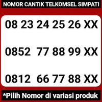 Kartu perdana Telkomsel Simpati NOMOR CANTIK Telkomsel simpati urut naik 12345 456789 0852 778899 13
