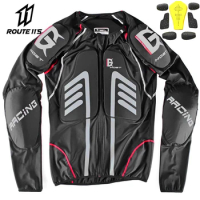 GHOST RACING Motorcycle Soft Armor Jacket Racing Moto Protection Motorcycle Protective Gear Full Body Safety Protective Jacket