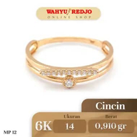 Cincin Emas Kadar 6K Wahyu Redjo CC-6K 30012007