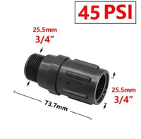 Water Reducing Pressure Regulator 3/4" inch 15psi 20psi 25psi 30psi 45psi Alat Untuk Mengurangi Teka