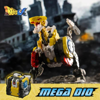 52toys Beastbox Series BB-30 MEGA DIO Toy Assembly Model Boom Play Action Figure Mecha Hand Do