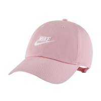 【NIKE 耐吉】帽子 棒球帽 運動帽 遮陽帽 U NK CLUB CAP U CB FUT WSH L 粉 FB5368-690(3328)