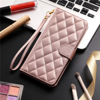 For Samsung Galaxy A12 Phone Case Small Fragrance Leather Flip Wallet Case For Samsung A12 Case