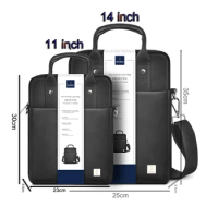 WiWU Laptop Shoulder Bag for MacBook Pro 14 M3 M2 Shockproof Notebook Bag for iPad Air Pro 11 Laptop Bag Case for MacBook Air 13