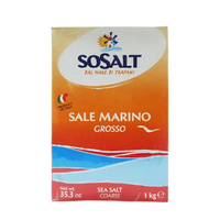 【玩饗食庫】義大利 SOSALT 粗海鹽(橘盒) 1kg