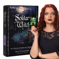 45 Classic Cards Solitary Witch Oracle English Version Oracle Cards For Divination Tarot Cards Board Game For Your Magical Path