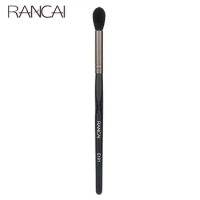 RANCAI 1pcs Flame Shape Eyeshadow Makeup Brush Contour Blending Eyes Natural Goat Hair Nose Brush Make Up Blender Cosmetic Tool