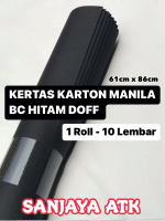 Kertas Karton Manila BC Hitam Doff per roll 10 Lembar