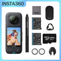 Insta360 ONE X3 360 Action Camera dengan 1/2 48MP Sensor 5.7K 360 Active HDR Video 72MP 360 Foto 4K Single Lens