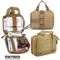 Tactical EMT Pouch Rip Away Molle Medical Pouches IFAK Tear-Away First Aid Kit Emergency Survival Bag for Travel Outdoor Hiking