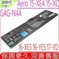 技嘉 GA GAG-N4A 電池 Gigabyte Aorus 17 BSF XE4 YE5 17H 17G 17X 17G-YD 17X-YB Aorus 15P KD XD YD XC