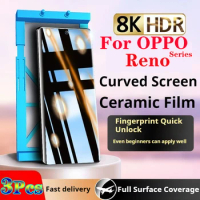 Reno10Pro+ Privacy Curved Screen Protector For OPPO Reno11 Pro Reno9ProPlus Ceramic Film Reno4/3Pro Reno6Pro 5Pro Anti-Peeping