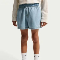 NIKE K NSW DENIM SHORT Celana Olahraga Anak [IF2307-436] L LT ARMORY BLUE/LT ARMORY BLUE