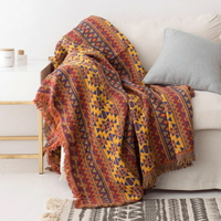 ✤宜家✤北歐純色緹花沙發巾 沙發布 全蓋沙發套 沙發墊 防塵布 線毯16 (90*180cm)