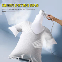 1Pc Clothes Quick Drying Bag Hair Dryer Dormitory Outdoor Travel Portable Clothes Dryer Mini Iron Safe No Odorless Ironing Board