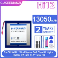 GUKEEDIANZI Replacement Tablet Battery 13050mAh For CHUWI Hi12 Dual System 64G for Chuwi HI10 Plus HI10Plus CW1527 10.8"