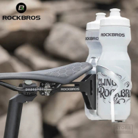 ROCKBROS Double Cup Bicycle Water Bottle Cage Saddle Extension Holder Cycling Kettle Brackets MTB Road Bike Accessories Parts