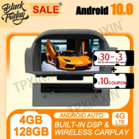 Carplay DSP 4G+128G PX6 Android 10.0 IPS For Ford Fiesta 2013-2016 Multimedia Player Auto Radio Tape