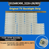 TV-043 LED TV backlight strip 49inch TV for 2015ARC490_3228_L06_REV1.0 2015ARC490_3228_R05 49VLE6565BL 49LENZA6627 ZLP60600