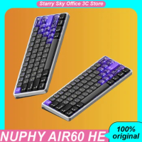 NuPhy Air60 HE Mechanical Keyboard Dwarf Magnetic Axis Quick Trigger 0.01mm Accuracy Low Latency Cus