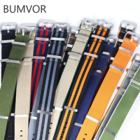 16mm Strap Nylon Watch Band Waterproof Watch Strap for Army Sport Watch Dropshipping Belt