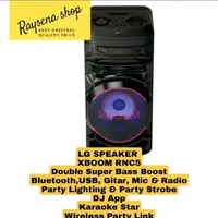LG XBOOM RNC5 Bluetooth Party Speaker Karaoke Mic/Guitar Radio input