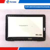 For HP 11 x360 G1 EE Chromebook LCD Touchscreen Digitizer For HP 11 x360 G1 EE assembly 928587-001 P000671763 WKF34 8F182764C-NC