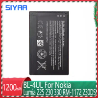 SIYAA BL4UL BL-4UL BL 4UL Mobile Phone Battery For Nokia Lumia 225 230 330 RM-1172 RM-1011 RM-1012 RM-1126 TA-1030 230DS Bateria