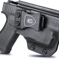 IWB Kydex &amp; Carbon Fider Holsters Fit for Glock 43/43X (Not Mos)TLR6 Laser Light Pistol Tactical Right/Left Hand Gun Holders
