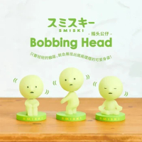 Smiski Bobbing Head Series Kawaii Figure Smiski Zip Anime Figures Cute Luminous Doll Model Collection Desk Decoration Toys Gifts