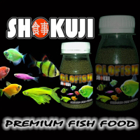 PAKAN IKAN HIAS PELLET SHOKUJI GLOW TETRA FISH GLO NEON ZEBRA BARB BETTA CORY PRISTELLA SHARK MAKANA