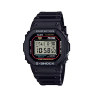 【CASIO 卡西歐】G-SHOCK 強悍百搭 經典錶款 黑_ DW-5600RL-1_42.8mm