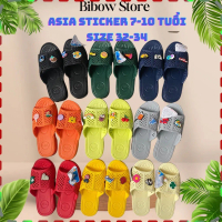 ✲Dép tổ ong size 32-34 siêu nhẹ Asia CHÍNH HÃNG kèm 4 sticker 2D hàng chính hãng☃VN COD